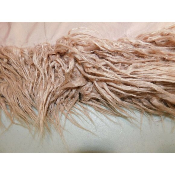 MOSSIMO faux fur vest, woman's size XS, pink, beige, mauve color - Picture 6 of 7